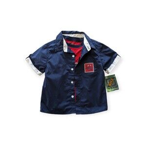 Boyz Wears Blue Jacket and Red Shirt Nautical Sailing Marina 37 Peir 2pc set, 3T
